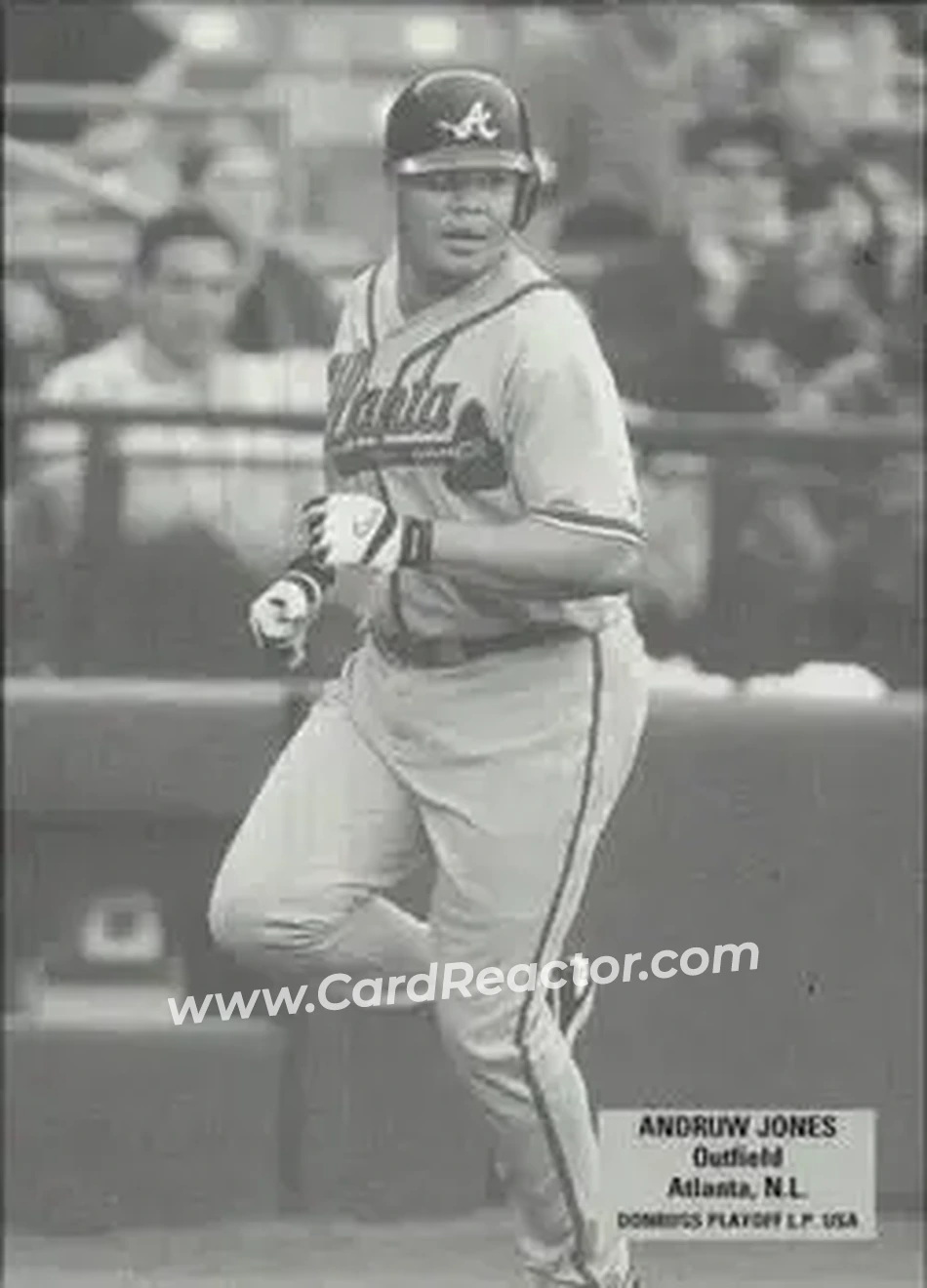 2004 Leaf - Exhibits 1926 Block Legend Donruss-Playoff #5 - Andruw Jones - Atlanta Braves - Front
