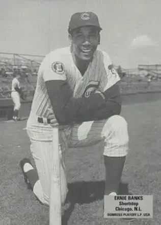 2004 Leaf #14 Exhibits 1926 Block Legend Donruss-Playoff Ernie Banks