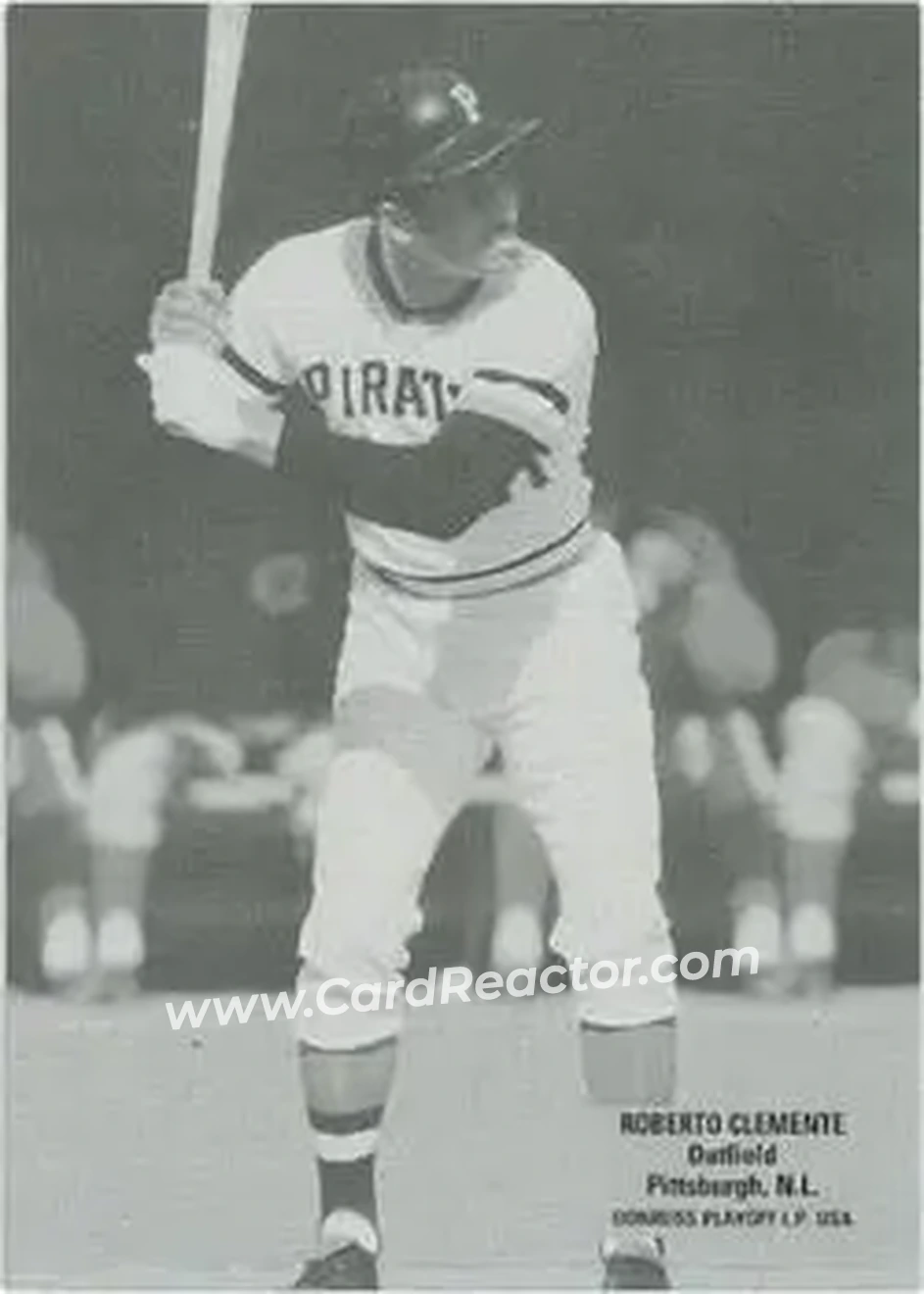 2004 Leaf - Exhibits 1926 Block Legend Donruss-Playoff #41 - Bob Clemente - Pittsburgh Pirates - Front