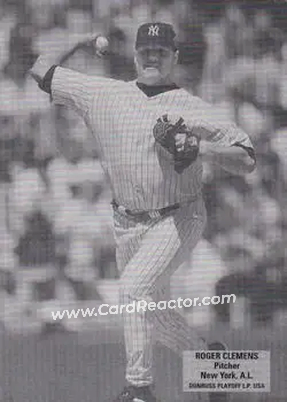 2004 Leaf - Exhibits 1926 Block Legend Donruss-Playoff #43 - Roger Clemens - New York Yankees - Front 2004 Leaf - Exhibits 1926 Block Legend Donruss-Playoff #43 - Roger Clemens - New York Yankees - Front