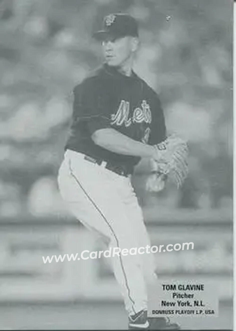 2004 Leaf - Exhibits 1926 Block Legend Donruss-Playoff #46 - Tom Glavine - New York Mets - Front