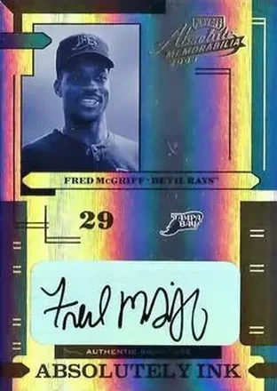 2004 Playoff Absolute Memorabilia - Absolutely Ink Spectrum #AI-49 - Fred McGriff - Tampa Bay Devil Rays