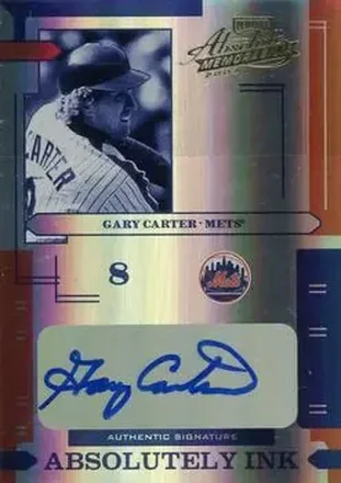 2004 Playoff Absolute Memorabilia - Absolutely Ink Spectrum #AI-52 - Gary Carter - New York Mets
