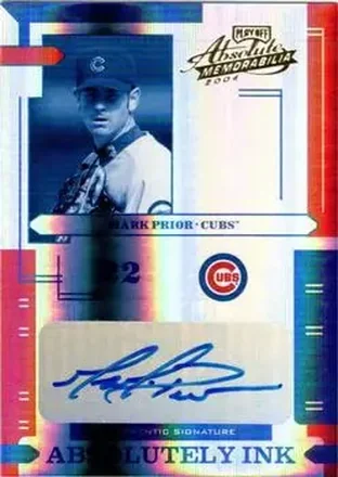 2004 Playoff Absolute Memorabilia - Absolutely Ink Spectrum #AI-83 - Mark Prior - Chicago Cubs