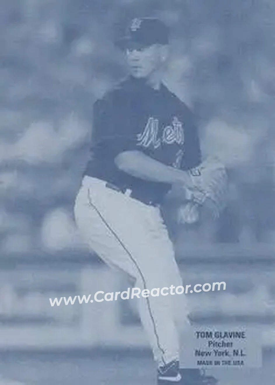 2004 Leaf - Exhibits 1926 Block Legend Second Edition #46 - Tom Glavine - New York Mets - Front