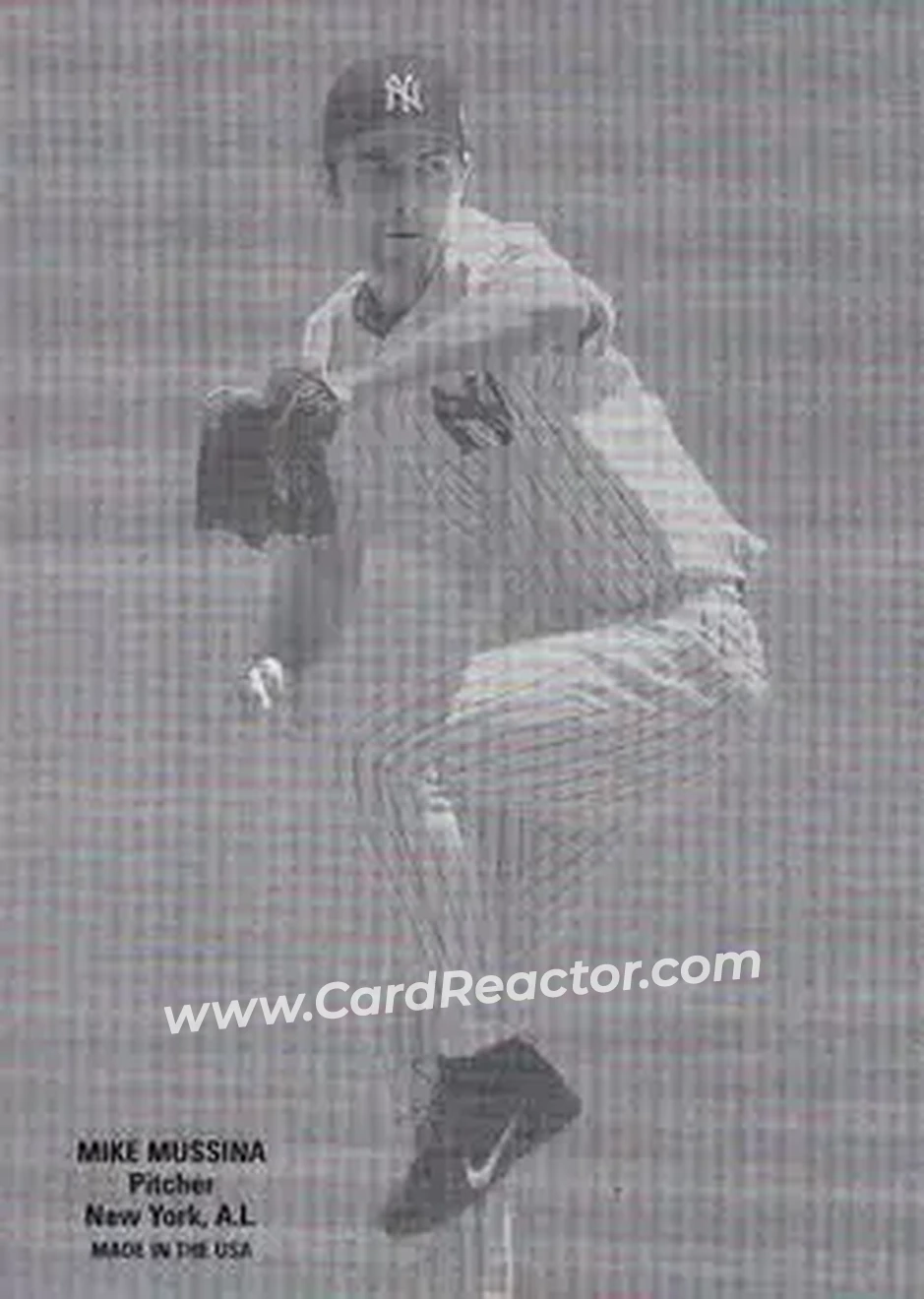 2004 Leaf - Exhibits 1926 Unblocked Legend #27 - Mike Mussina - New York Yankees - Front