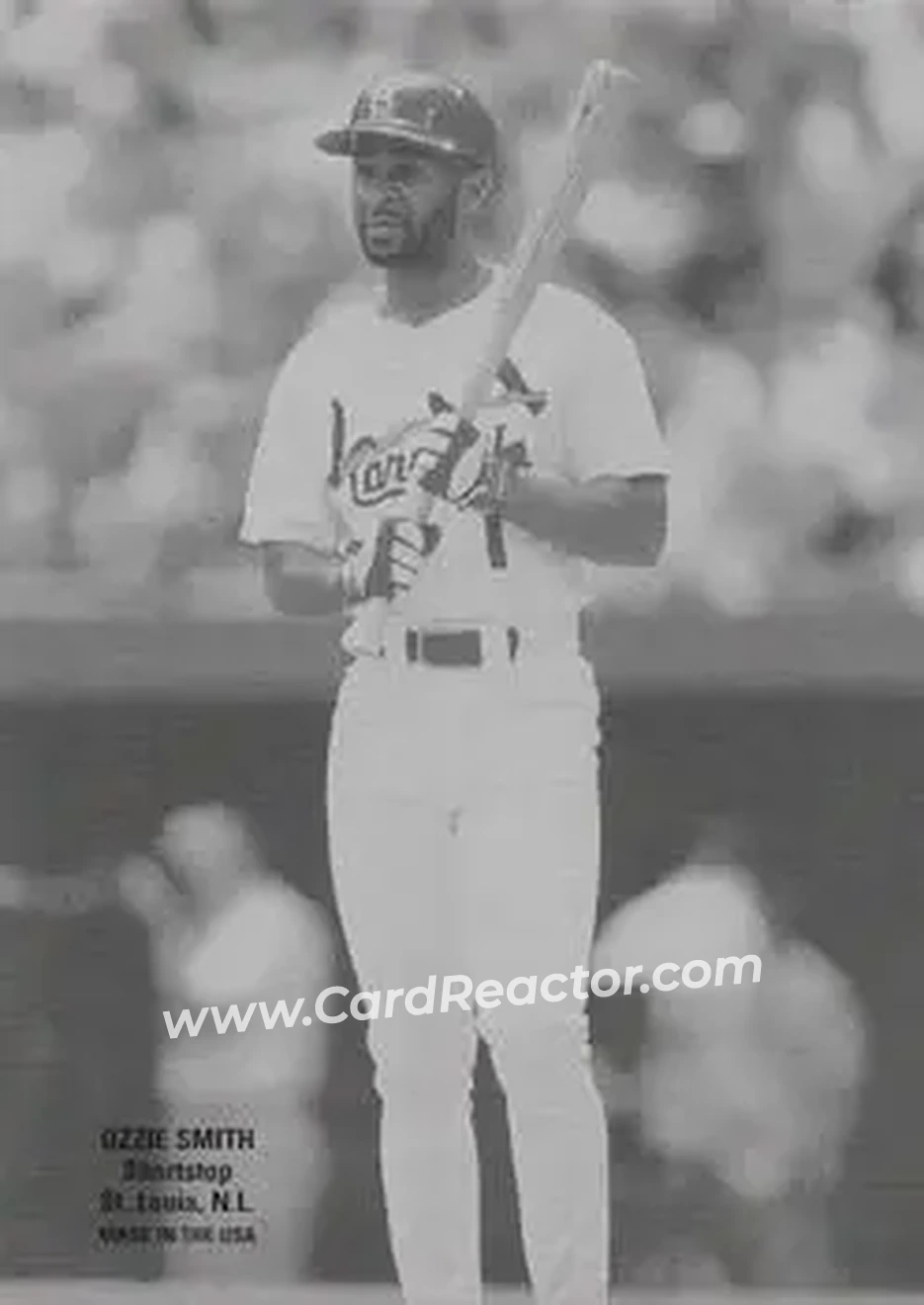 2004 Leaf - Exhibits 1926 Unblocked Legend #34 - Ozzie Smith - St. Louis Cardinals - Front