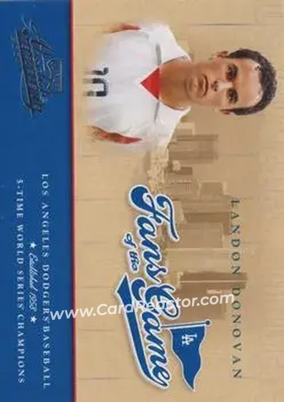 2004 Playoff Absolute Memorabilia - Fans of the Game #251FG-1 - Landon Donovan - Los Angeles Dodgers - Front