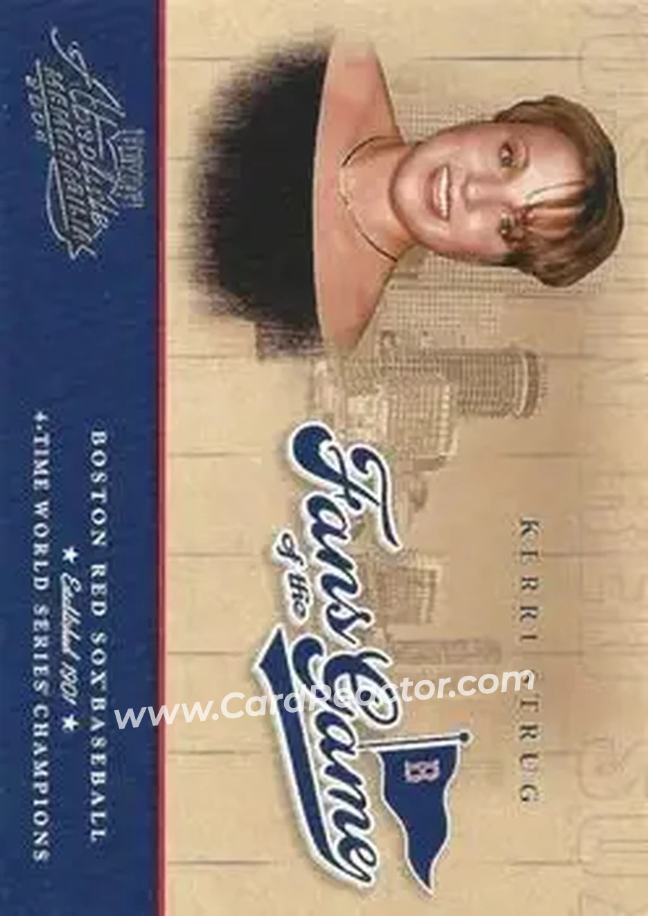 2004 Playoff Absolute Memorabilia - Fans of the Game #255FG-5 - Kerri Strug - Boston Red Sox - Front
