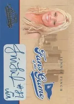 2004 Playoff Absolute Memorabilia #252FG-2 Fans of the Game Autographs Jennie Finch