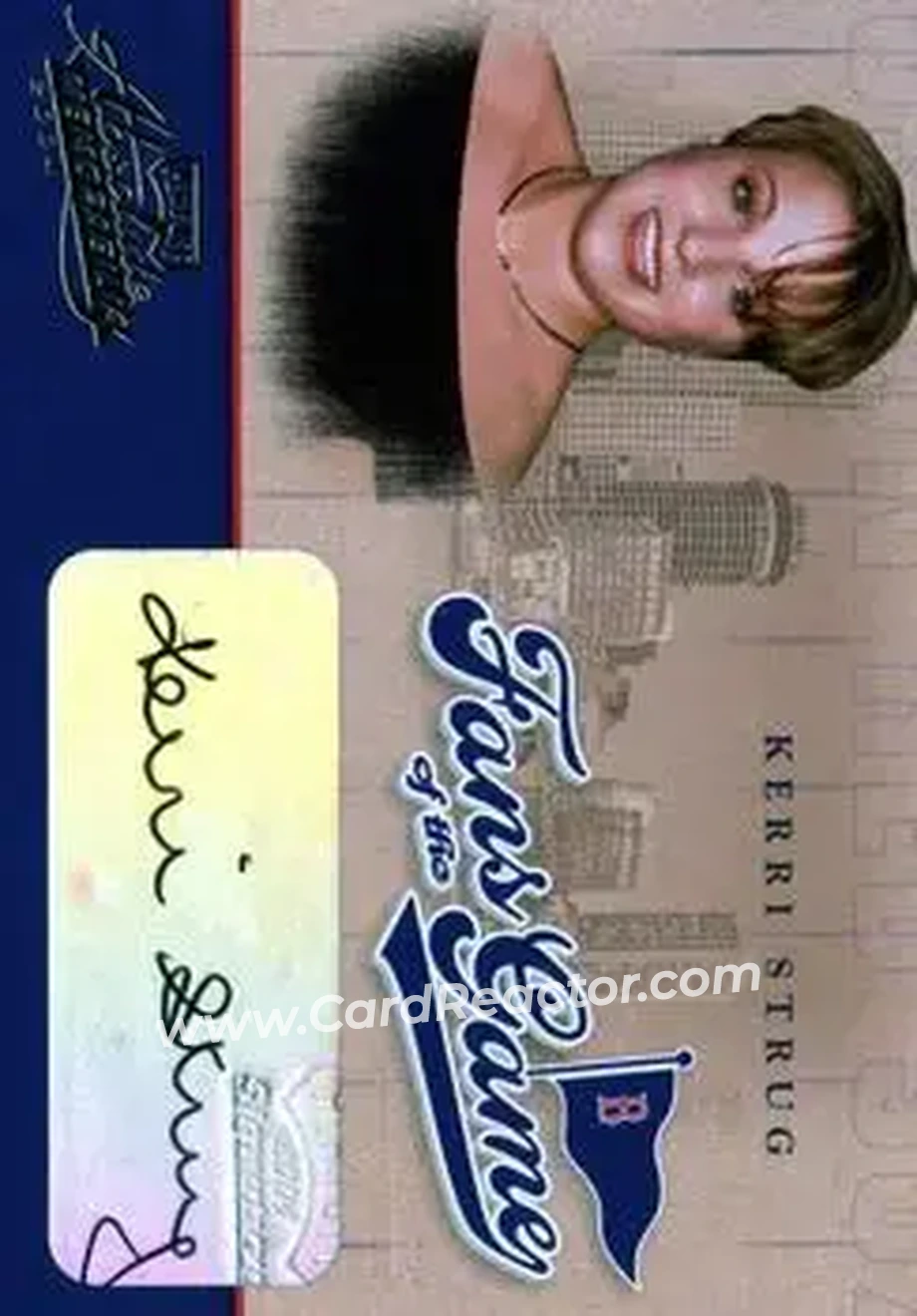 2004 Playoff Absolute Memorabilia - Fans of the Game Autographs #255FG-5 - Kerri Strug - Boston Red Sox - Front