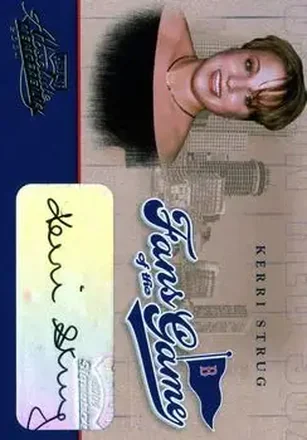 2004 Playoff Absolute Memorabilia - Fans of the Game Autographs #255FG-5 - Kerri Strug - Boston Red Sox