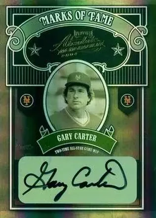 2004 Playoff Absolute Memorabilia - Marks of Fame Signature Spectrum #MOF-13 - Gary Carter - New York Mets