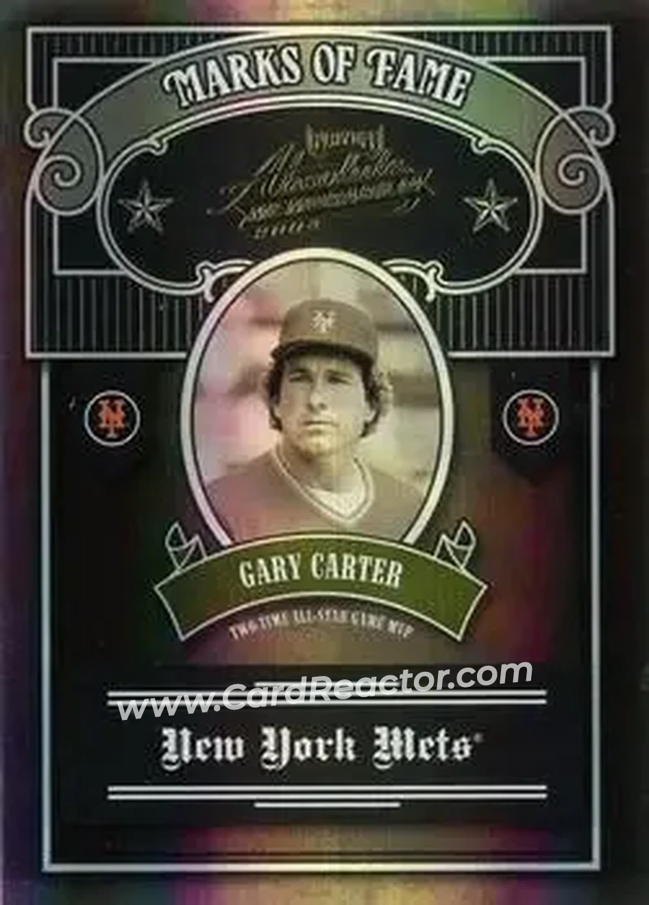 2004 Playoff Absolute Memorabilia - Marks of Fame Spectrum #MOF-13 - Gary Carter - New York Mets - Front