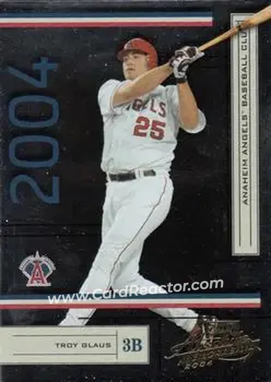 2004 Playoff Absolute Memorabilia - Retail #1 - Troy Glaus - Anaheim Angels - Front