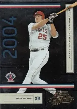 2004 Playoff Absolute Memorabilia - Retail #1 - Troy Glaus - Anaheim Angels