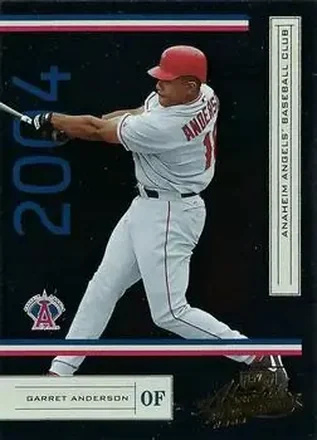 2004 Playoff Absolute Memorabilia - Retail #2 - Garret Anderson - Anaheim Angels