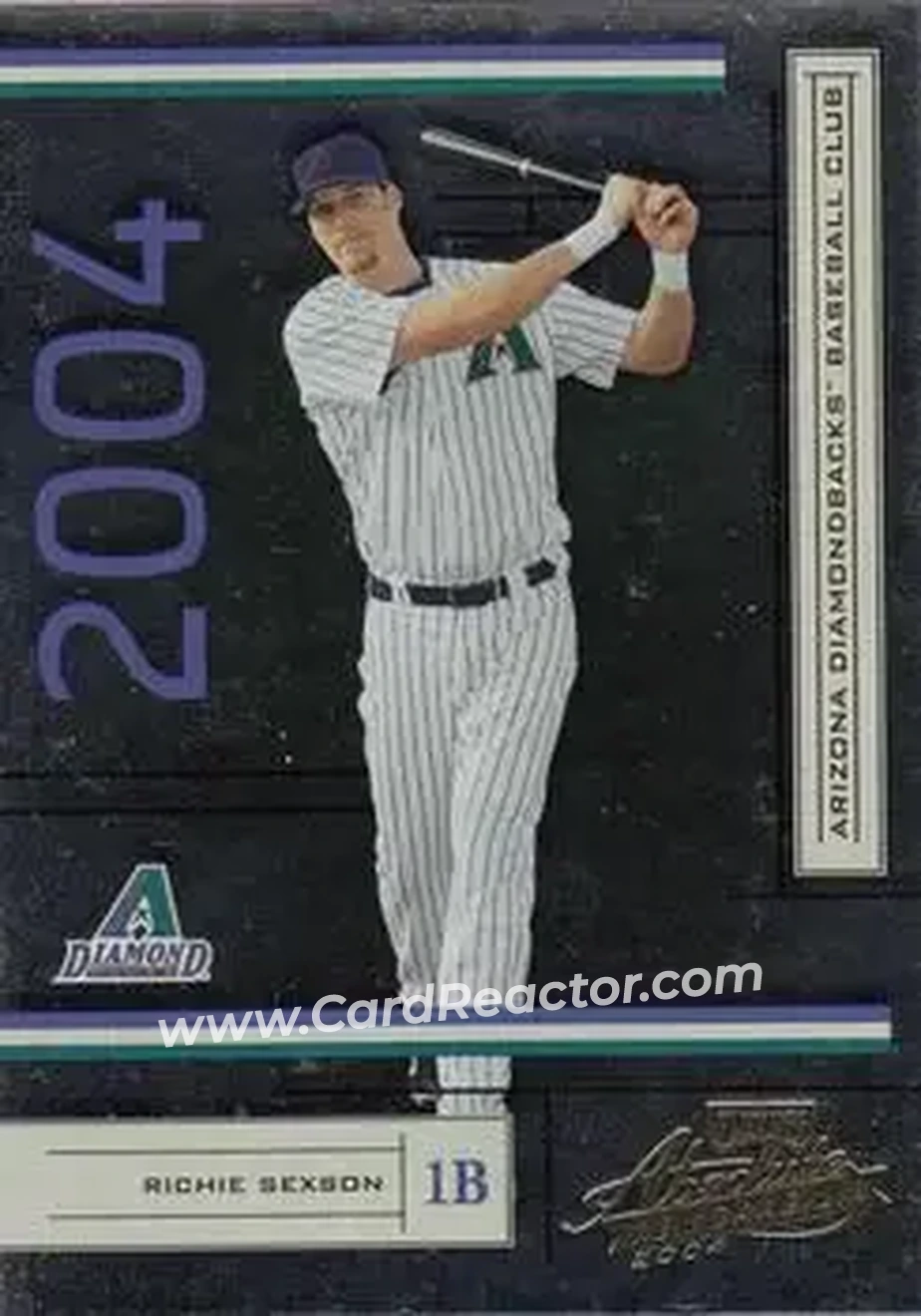 2004 Playoff Absolute Memorabilia - Retail #8 - Richie Sexson - Arizona Diamondbacks - Front