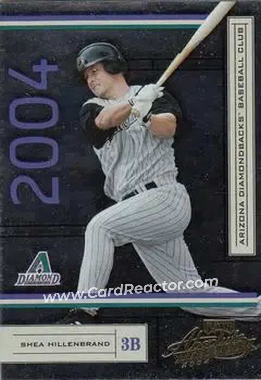 2004 Playoff Absolute Memorabilia - Retail #9 - Shea Hillenbrand - Arizona Diamondbacks - Front 2004 Playoff Absolute Memorabilia - Retail #9 - Shea Hillenbrand - Arizona Diamondbacks - Front