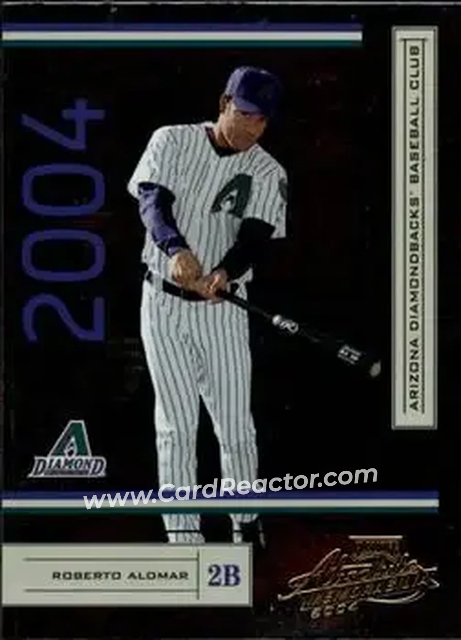 2004 Playoff Absolute Memorabilia - Retail #15 - Roberto Alomar - Arizona Diamondbacks - Front