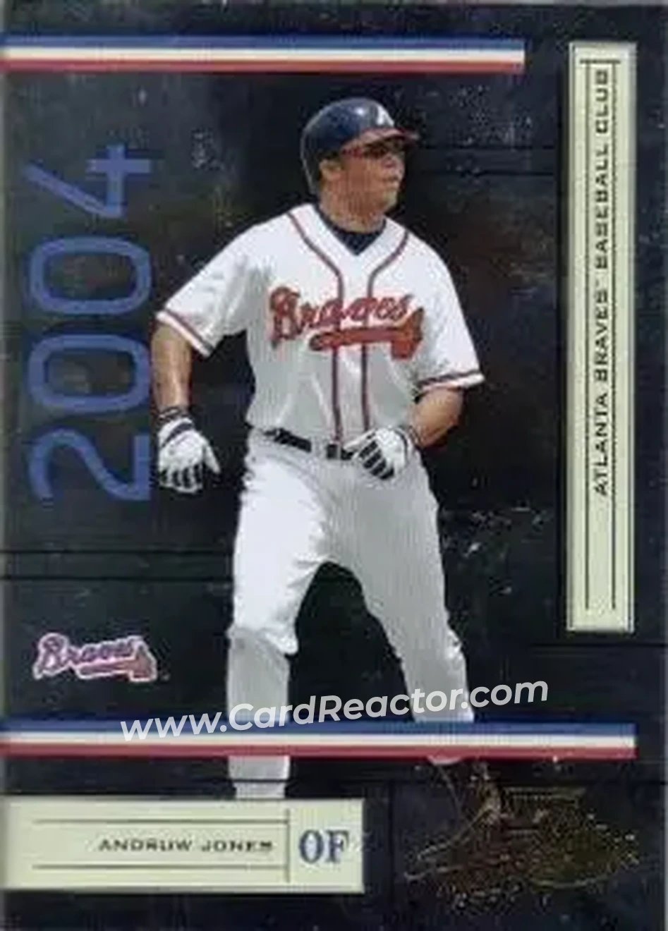 2004 Playoff Absolute Memorabilia - Retail #16 - Andruw Jones - Atlanta Braves - Front