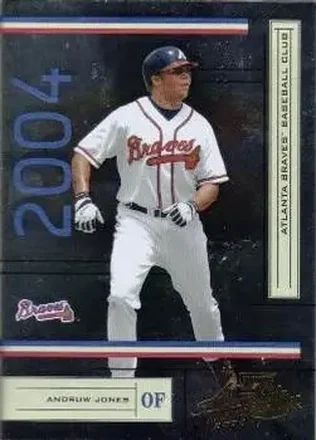 2004 Playoff Absolute Memorabilia - Retail #16 - Andruw Jones - Atlanta Braves