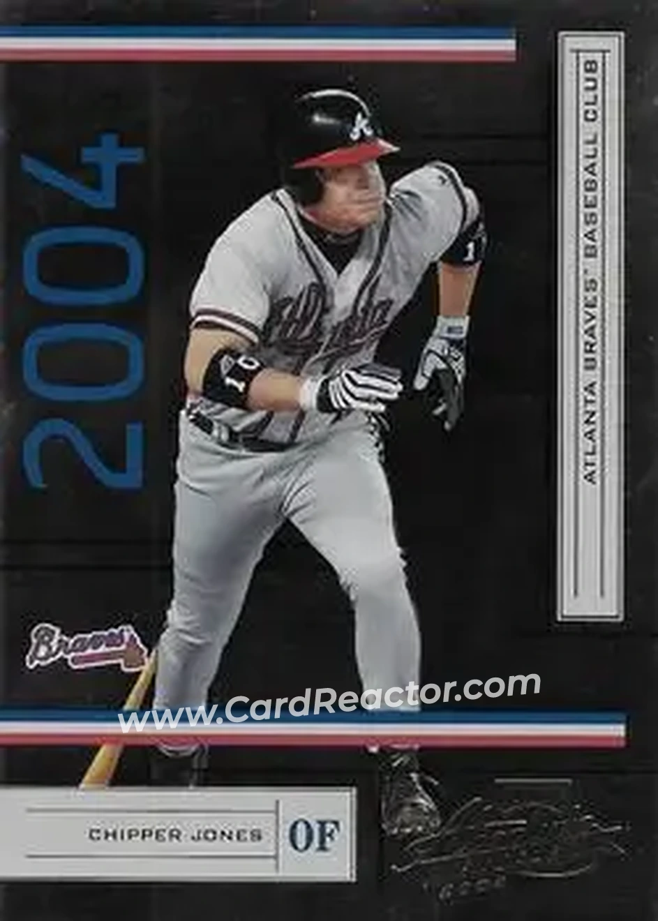 2004 Playoff Absolute Memorabilia - Retail #17 - Chipper Jones - Atlanta Braves - Front
