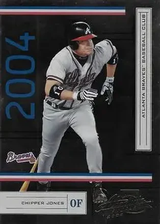 2004 Playoff Absolute Memorabilia - Retail #17 - Chipper Jones - Atlanta Braves