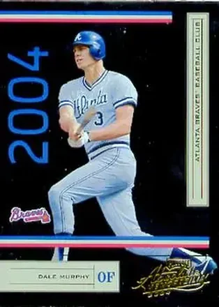 2004 Playoff Absolute Memorabilia - Retail #18 - Dale Murphy - Atlanta Braves