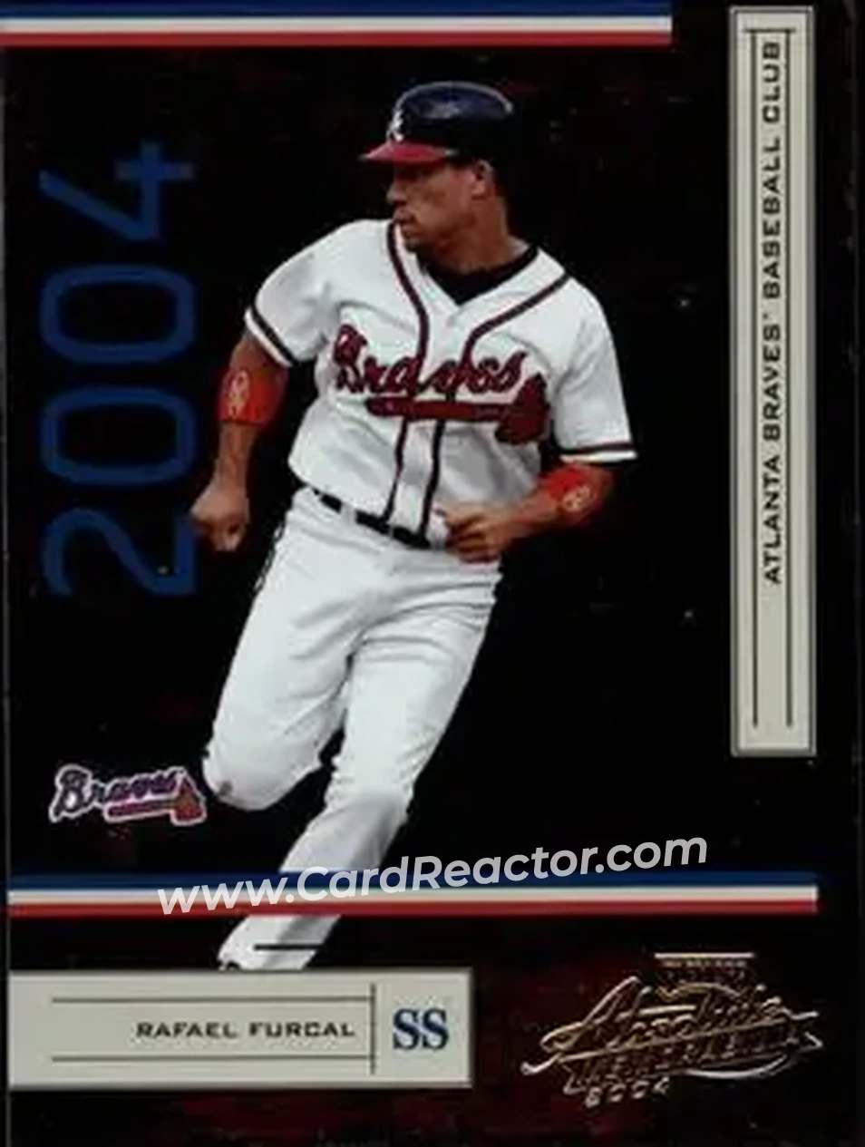 2004 Playoff Absolute Memorabilia - Retail #19 - Rafael Furcal - Atlanta Braves - Front