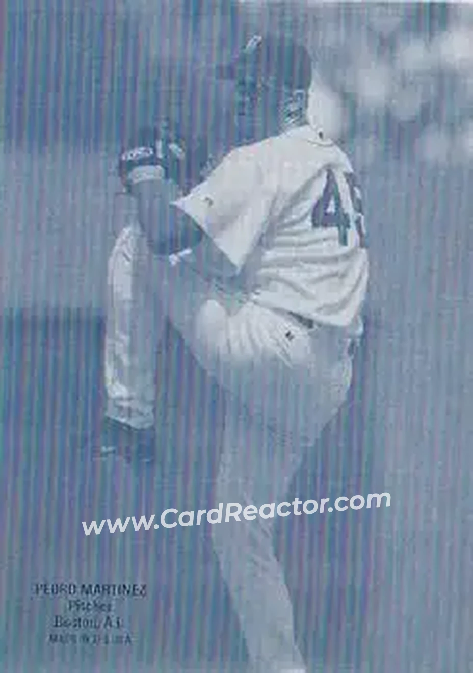 2004 Leaf - Exhibits 1926 Unblocked Legend Second Edition #35 - Pedro Martinez - Boston Red Sox - Front