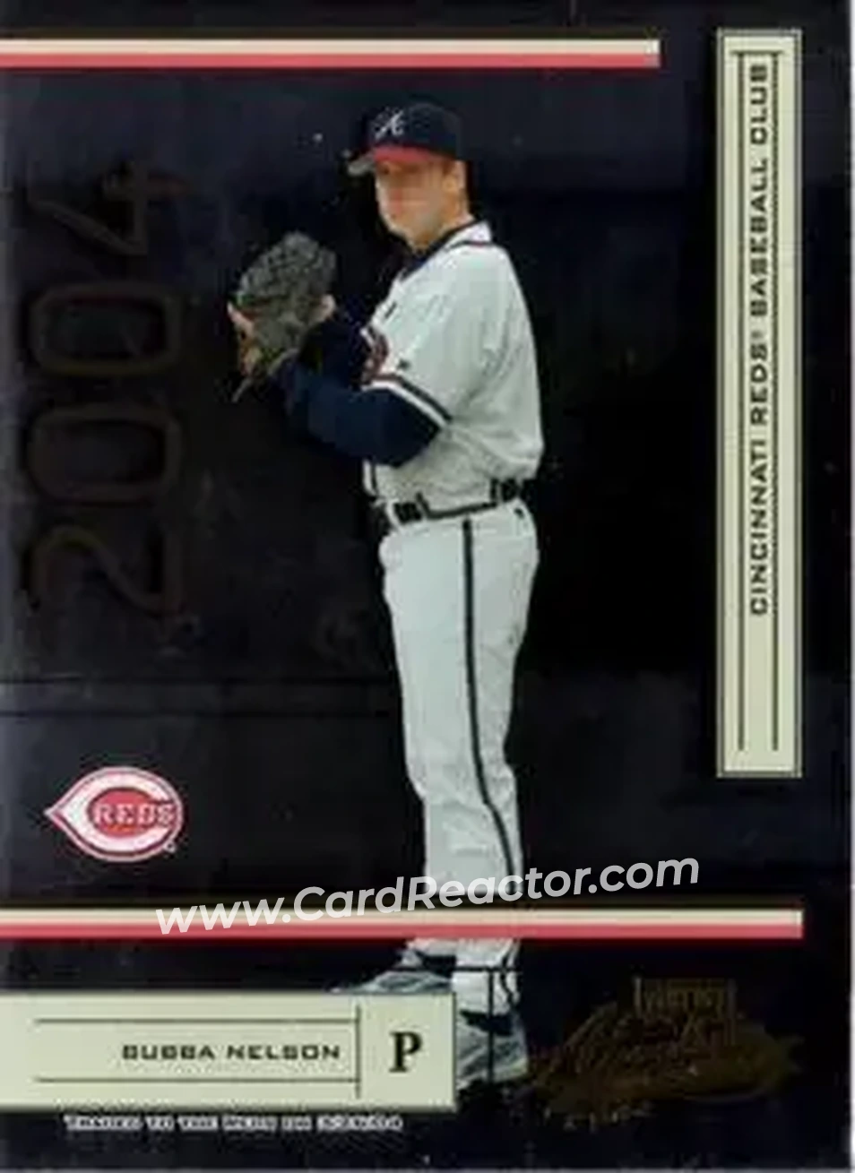 2004 Playoff Absolute Memorabilia - Retail #21 - Bubba Nelson - Cincinnati Reds - Front 2004 Playoff Absolute Memorabilia - Retail #21 - Bubba Nelson - Cincinnati Reds - Front