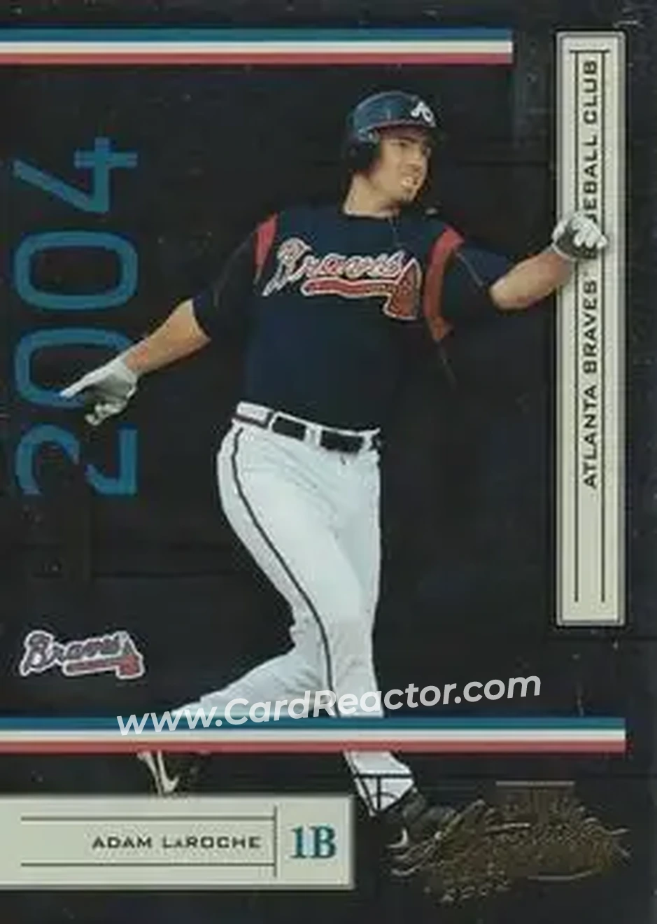 2004 Playoff Absolute Memorabilia - Retail #23 - Adam LaRoche - Atlanta Braves - Front