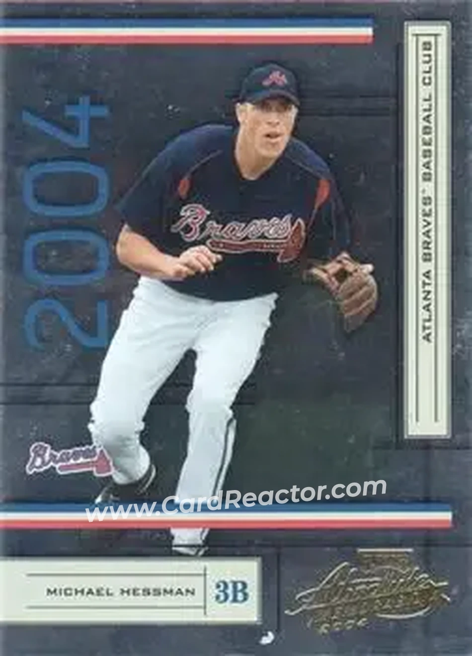 2004 Playoff Absolute Memorabilia - Retail #24 - Mike Hessman - Atlanta Braves - Front