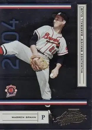 2004 Playoff Absolute Memorabilia - Retail #25 - Warren Spahn - Milwaukee Braves