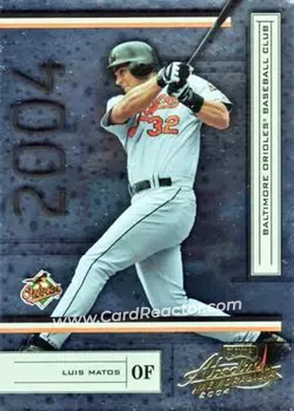 2004 Playoff Absolute Memorabilia - Retail #32 - Luis Matos - Baltimore Orioles - Front