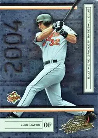 2004 Playoff Absolute Memorabilia - Retail #32 - Luis Matos - Baltimore Orioles