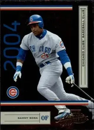 2004 Playoff Absolute Memorabilia - Retail #43 - Sammy Sosa - Chicago Cubs