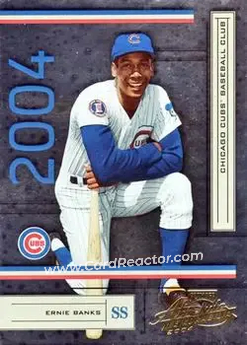 2004 Playoff Absolute Memorabilia - Retail #47 - Ernie Banks - Chicago Cubs - Front