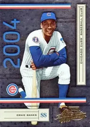 2004 Playoff Absolute Memorabilia - Retail #47 - Ernie Banks - Chicago Cubs