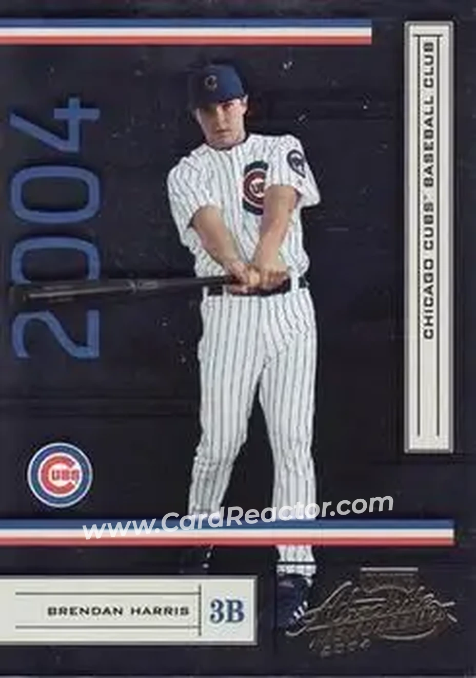 2004 Playoff Absolute Memorabilia - Retail #49 - Brendan Harris - Chicago Cubs - Front