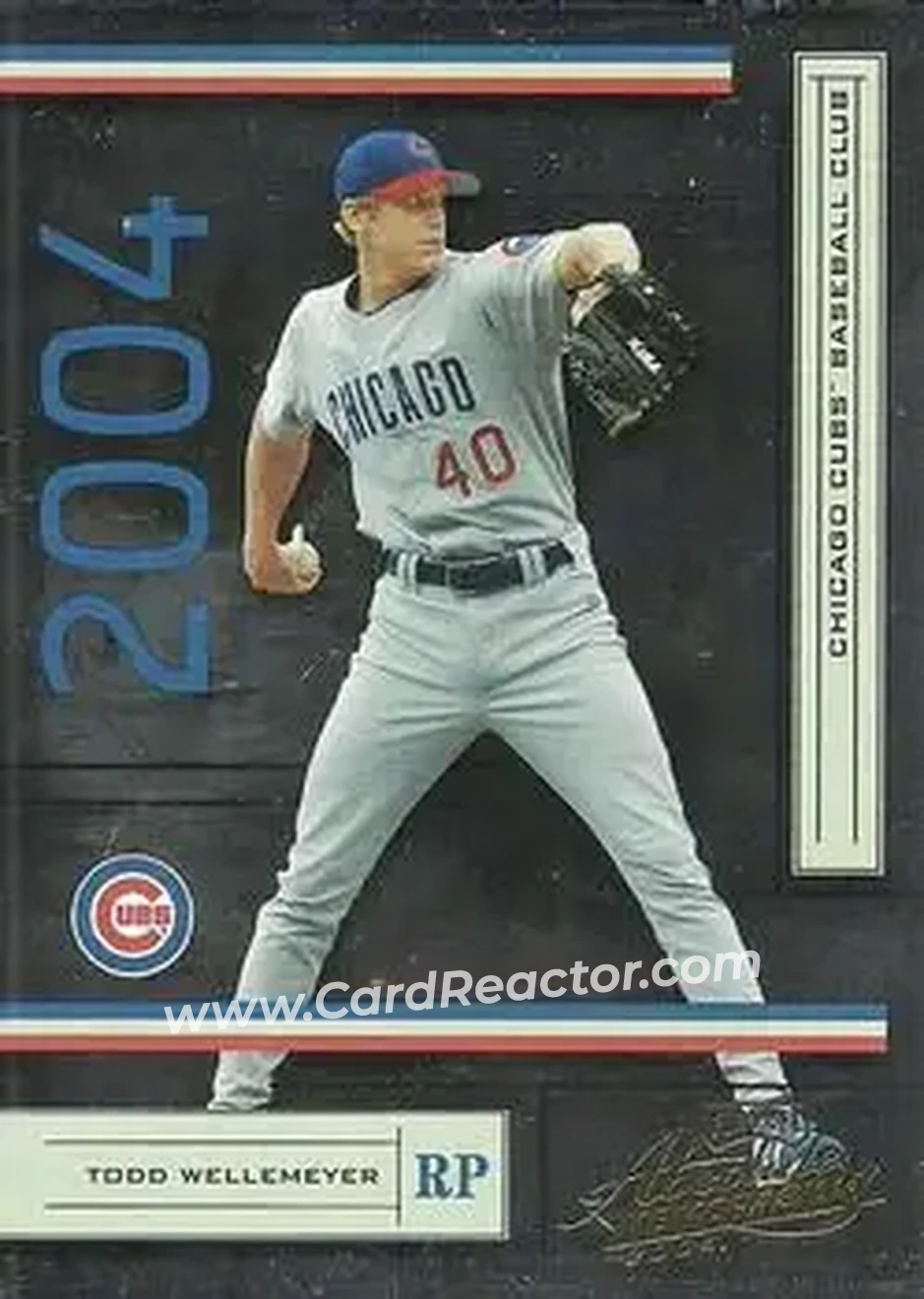 2004 Playoff Absolute Memorabilia - Retail #50 - Todd Wellemeyer - Chicago Cubs - Front