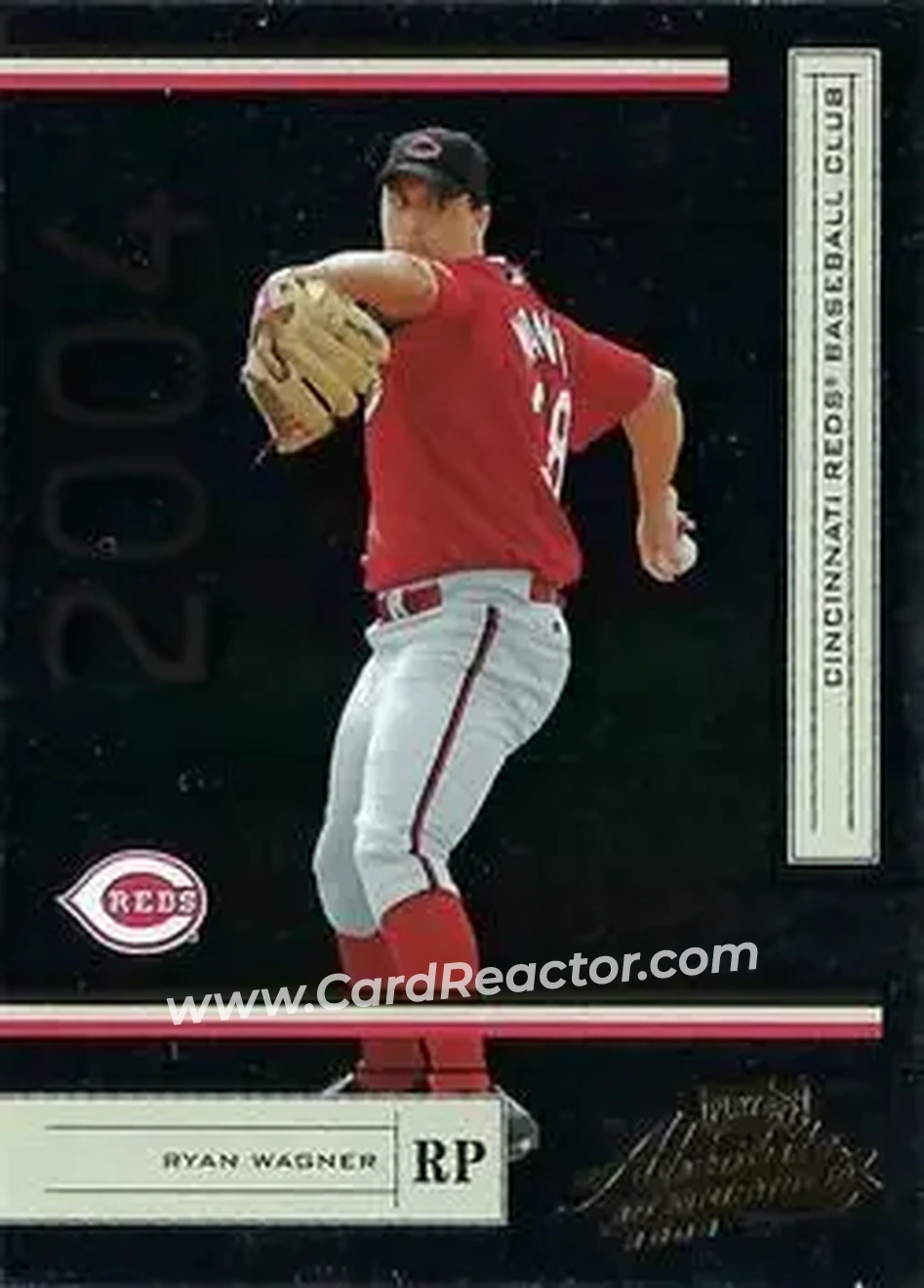 2004 Playoff Absolute Memorabilia - Retail #62 - Ryan Wagner - Cincinnati Reds - Front