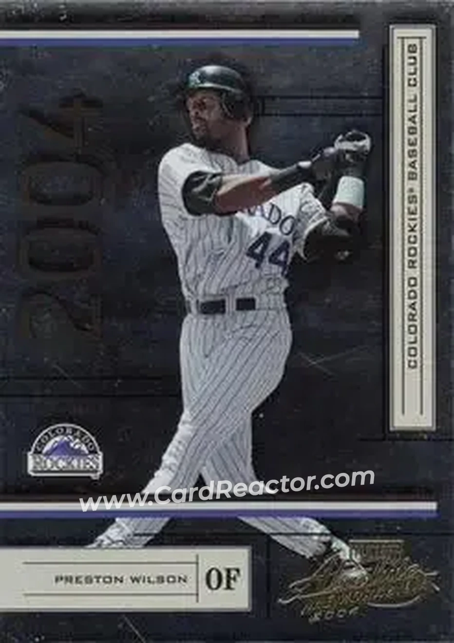 2004 Playoff Absolute Memorabilia - Retail #68 - Preston Wilson - Colorado Rockies - Front