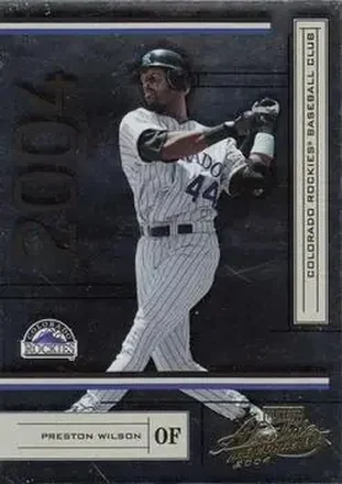 2004 Playoff Absolute Memorabilia - Retail #68 - Preston Wilson - Colorado Rockies