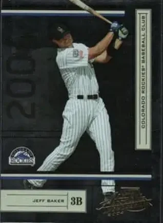 2004 Playoff Absolute Memorabilia - Retail #69 - Jeff Baker - Colorado Rockies