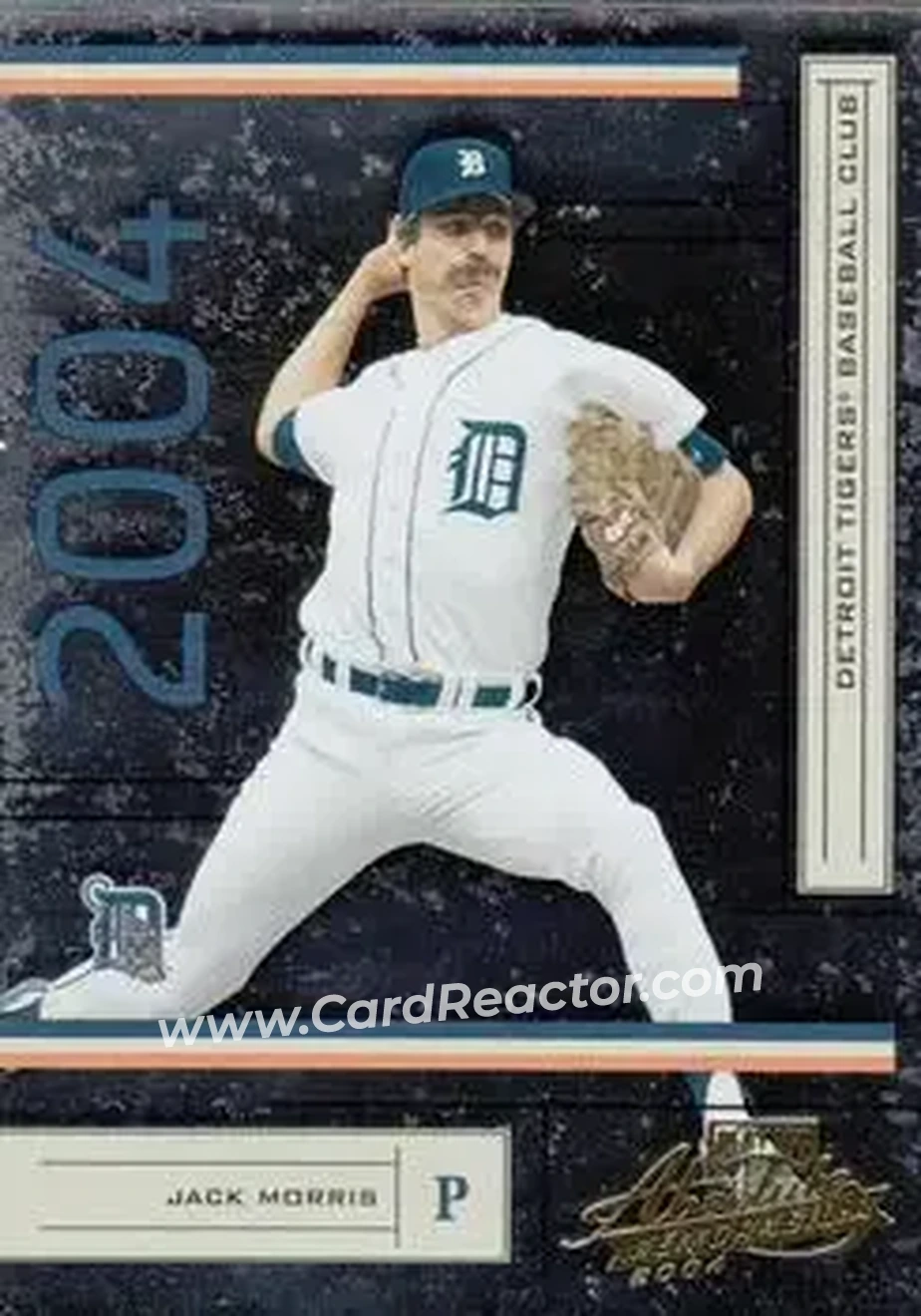 2004 Playoff Absolute Memorabilia - Retail #72 - Jack Morris - Detroit Tigers - Front