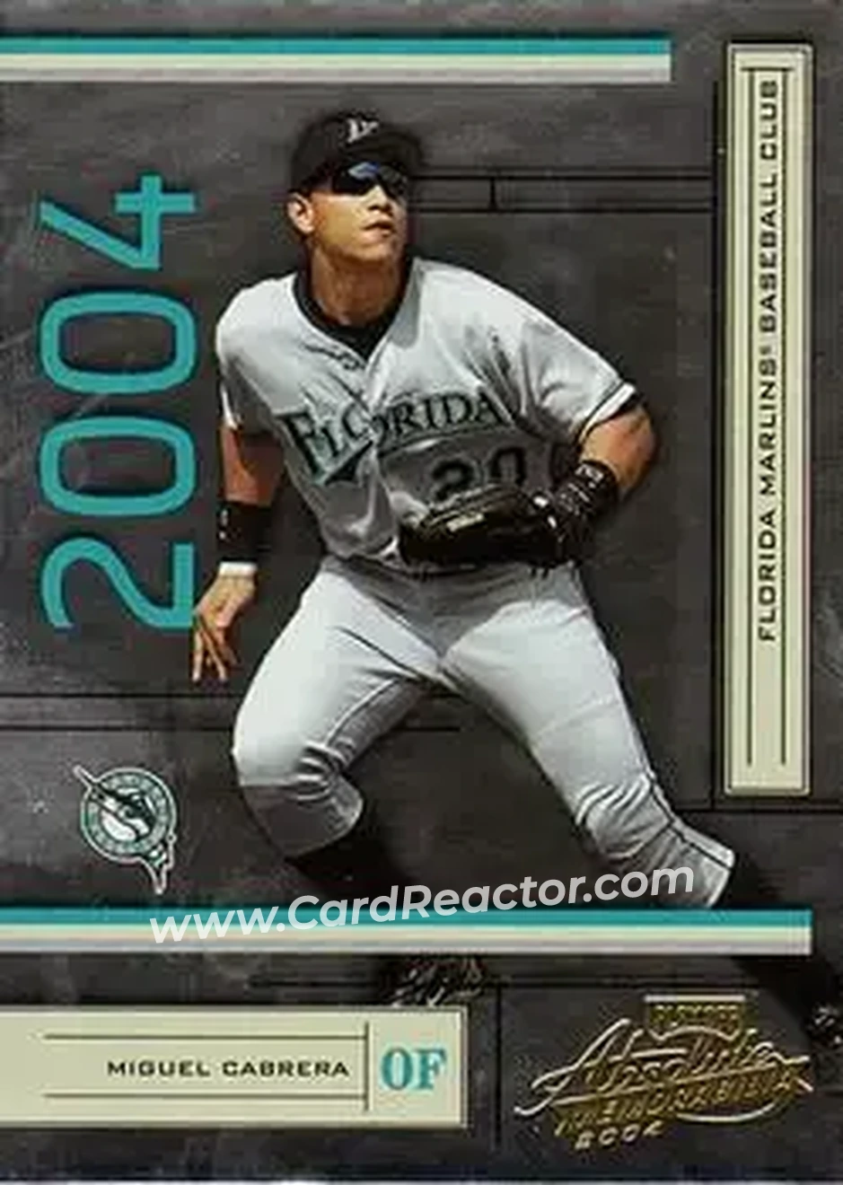 2004 Playoff Absolute Memorabilia - Retail #79 - Miguel Cabrera - Florida Marlins - Front