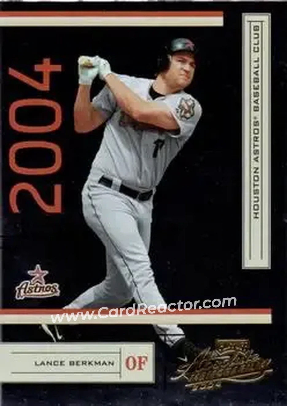 2004 Playoff Absolute Memorabilia - Retail #86 - Lance Berkman - Houston Astros - Front 2004 Playoff Absolute Memorabilia - Retail #86 - Lance Berkman - Houston Astros - Front