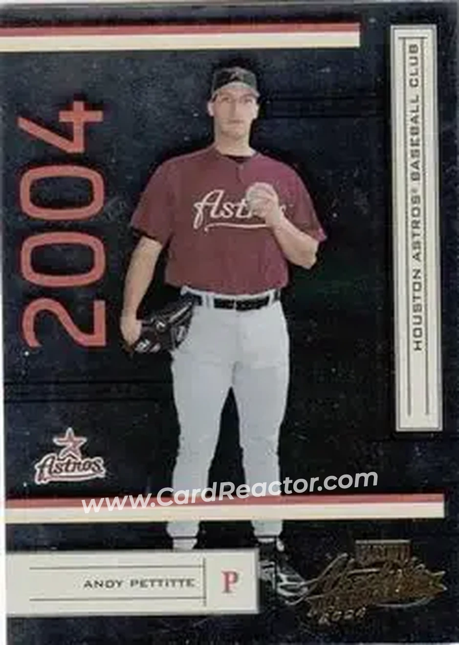 2004 Playoff Absolute Memorabilia - Retail #87 - Andy Pettitte - Houston Astros - Front